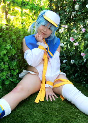 Japanese Cosplay Chacha Sapphire Giantess Pussy