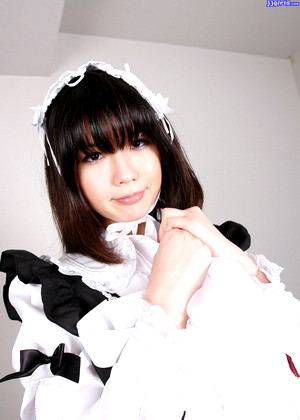 Japanese Maid Misaki Undressed Chest Pain